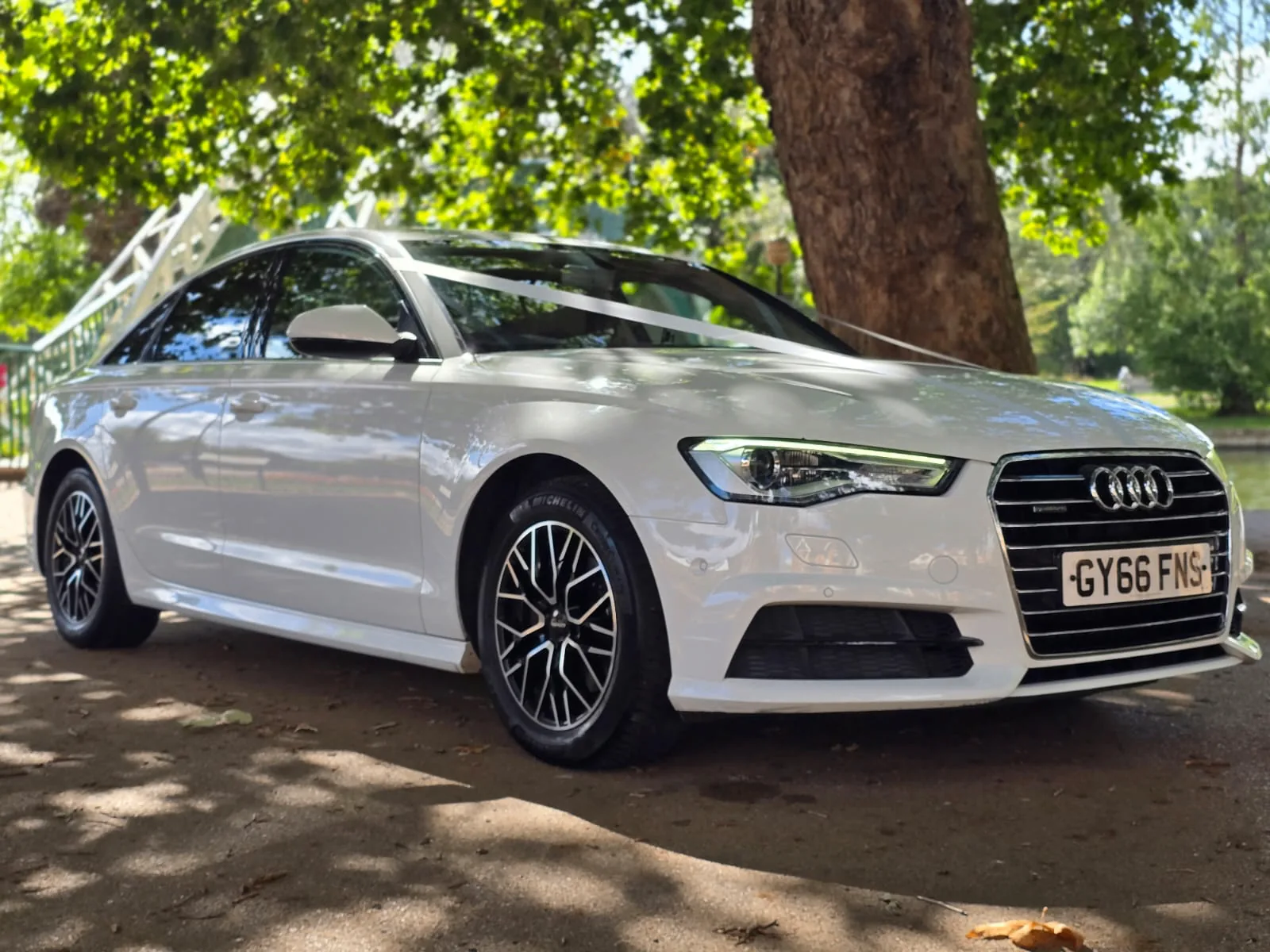 Audi A6 chauffeur car, exterior view