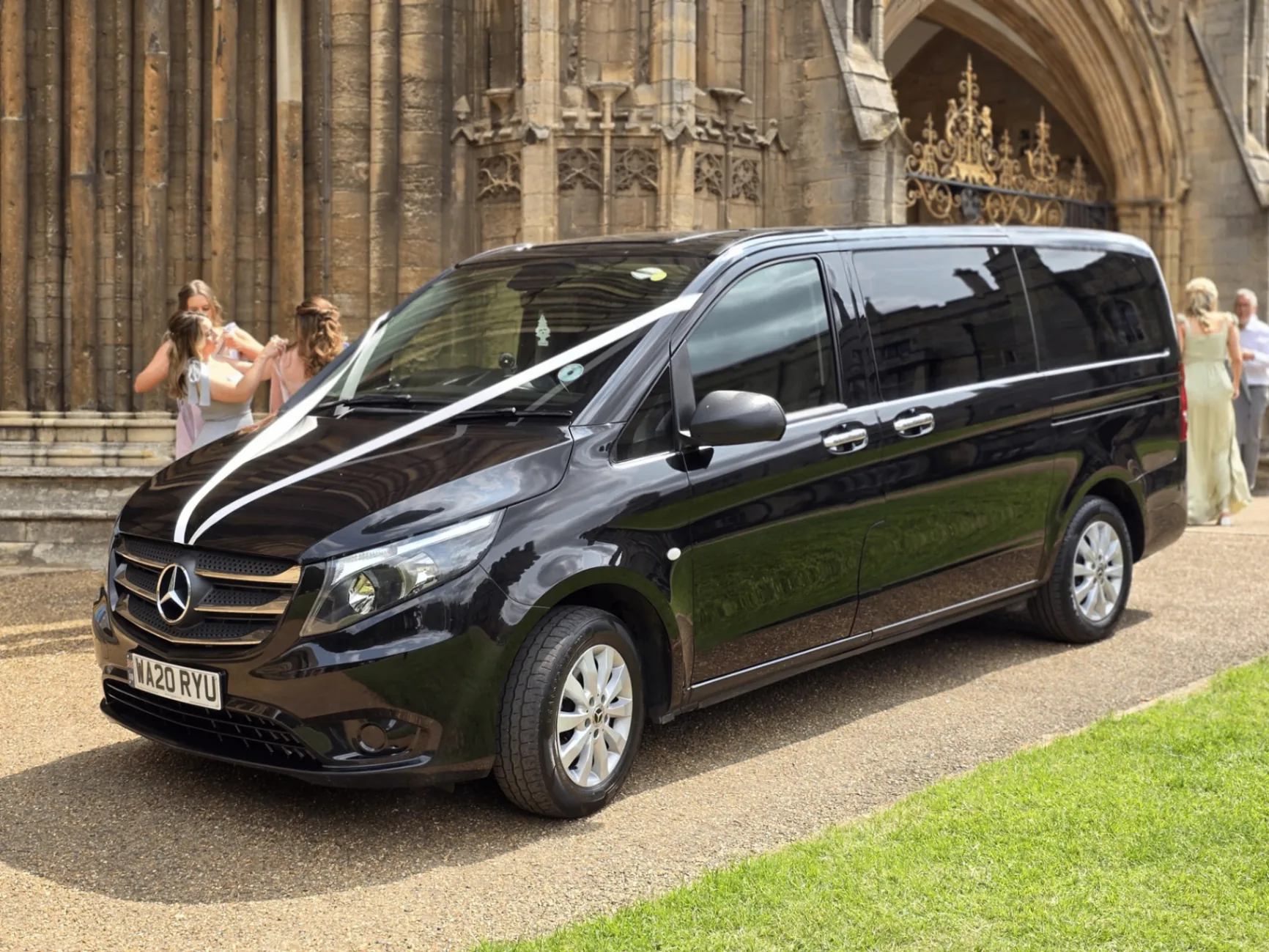 Mercedes V-Class chauffeur car, exterior view